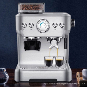 Hyxion coffee machine commercial smart Electric Coffee bean grinding function coffee makers Hot Water System Espresso makers